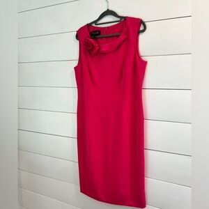 Evan Picone Vibrant Pink Dress Size 10